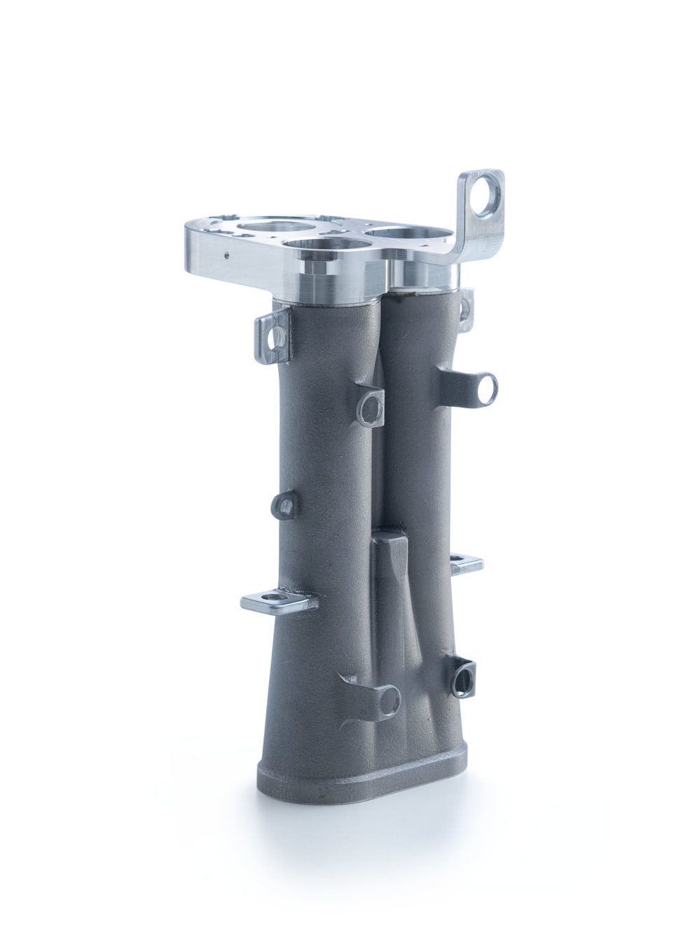 Hybridbauteil Fräsen und 3D-Druck Metall